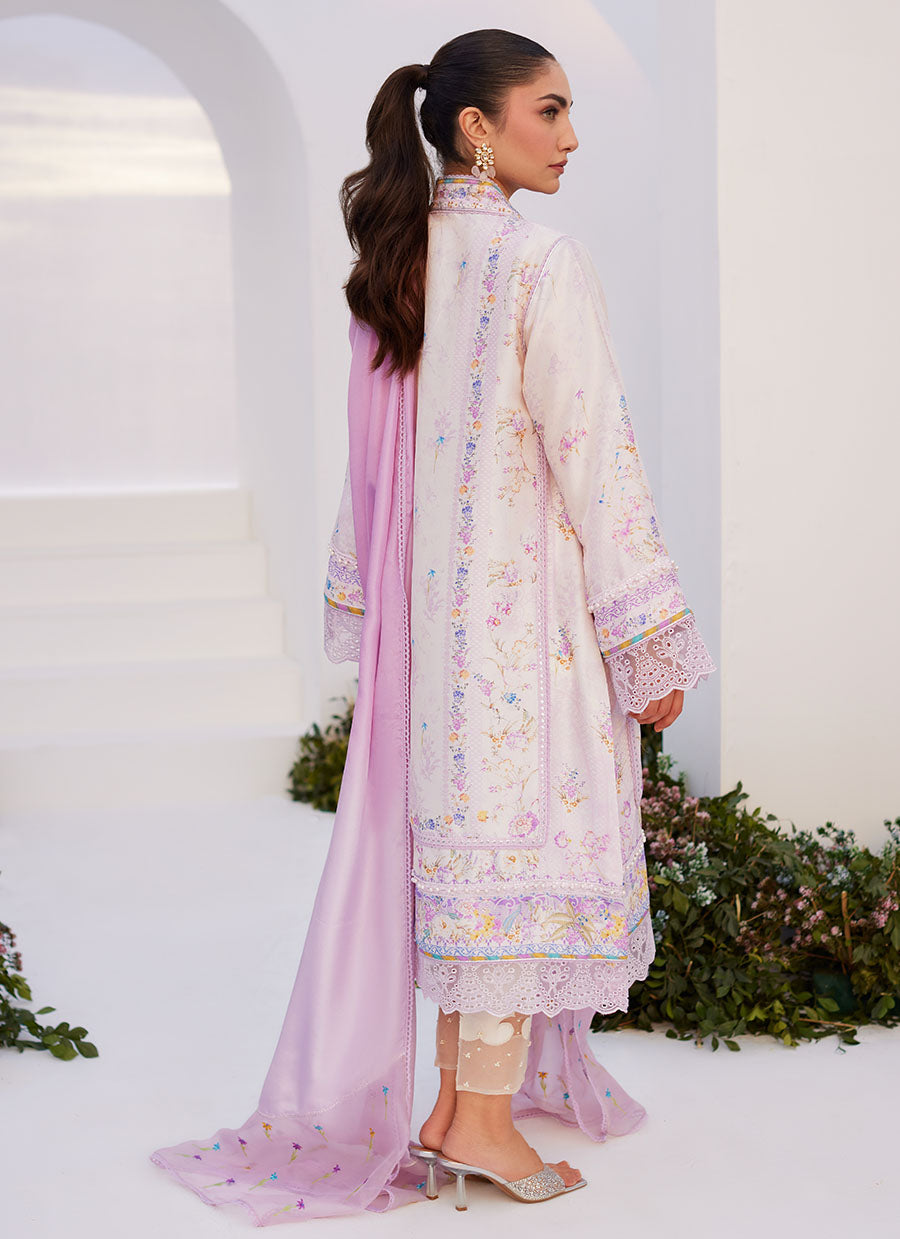 Heather Lavender Shirt and Dupatta