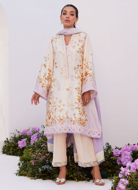 Amethyst Trellis Shirt and Dupatta