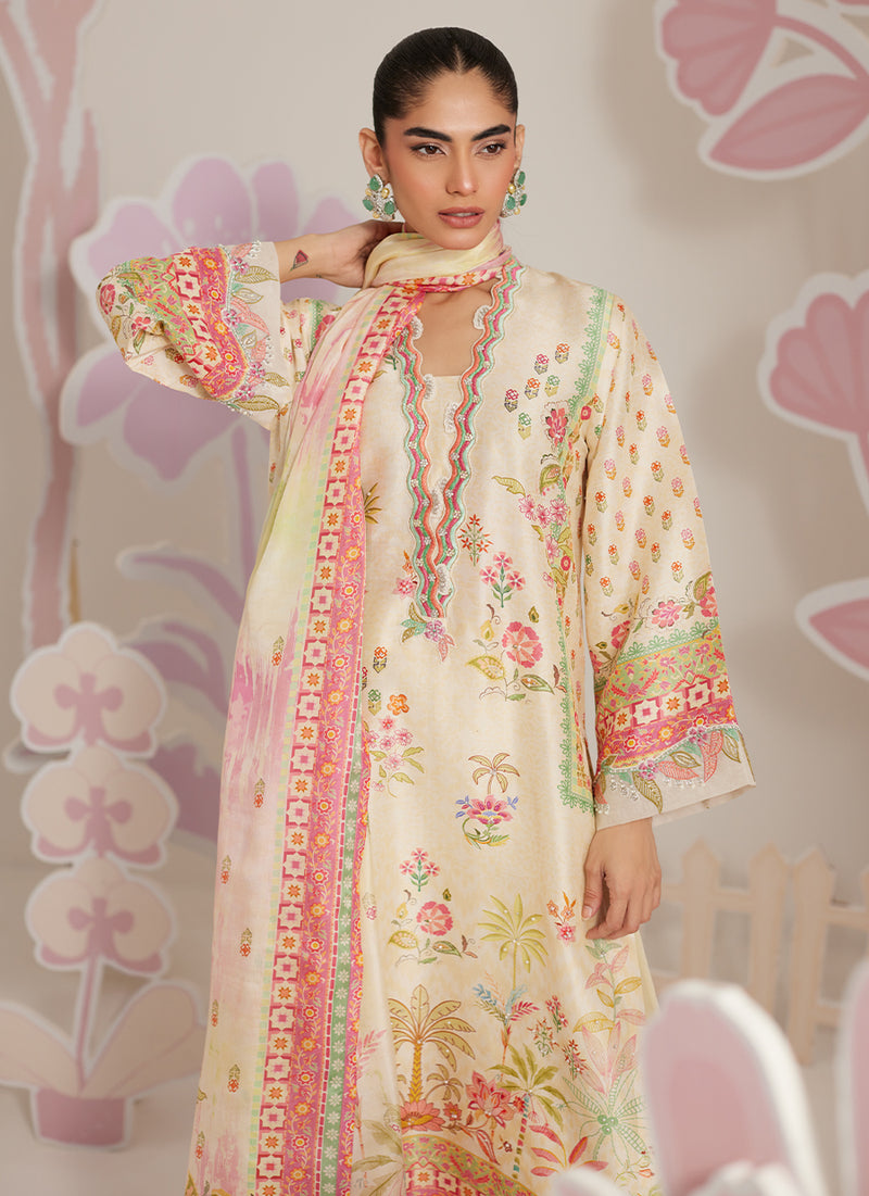 Zelara Shirt And Dupatta
