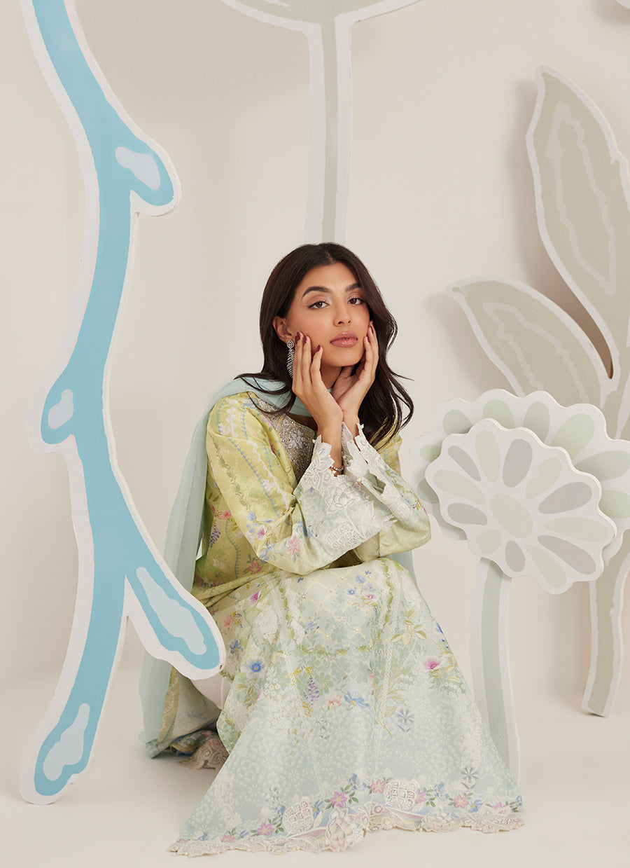 Orelia Shirt And Dupatta