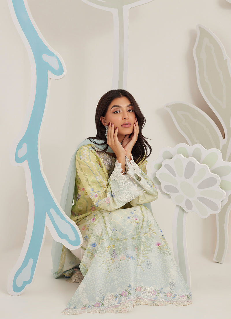 Orelia Shirt And Dupatta