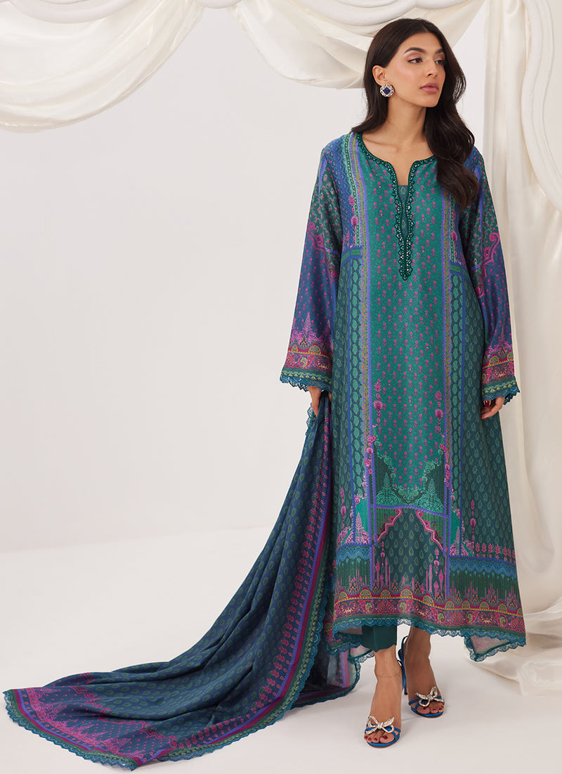 Delara Shirt And Dupatta