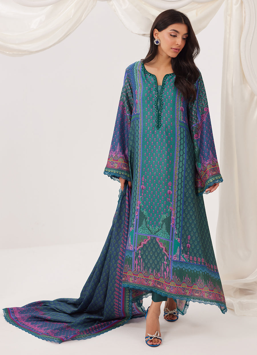 Delara Shirt And Dupatta