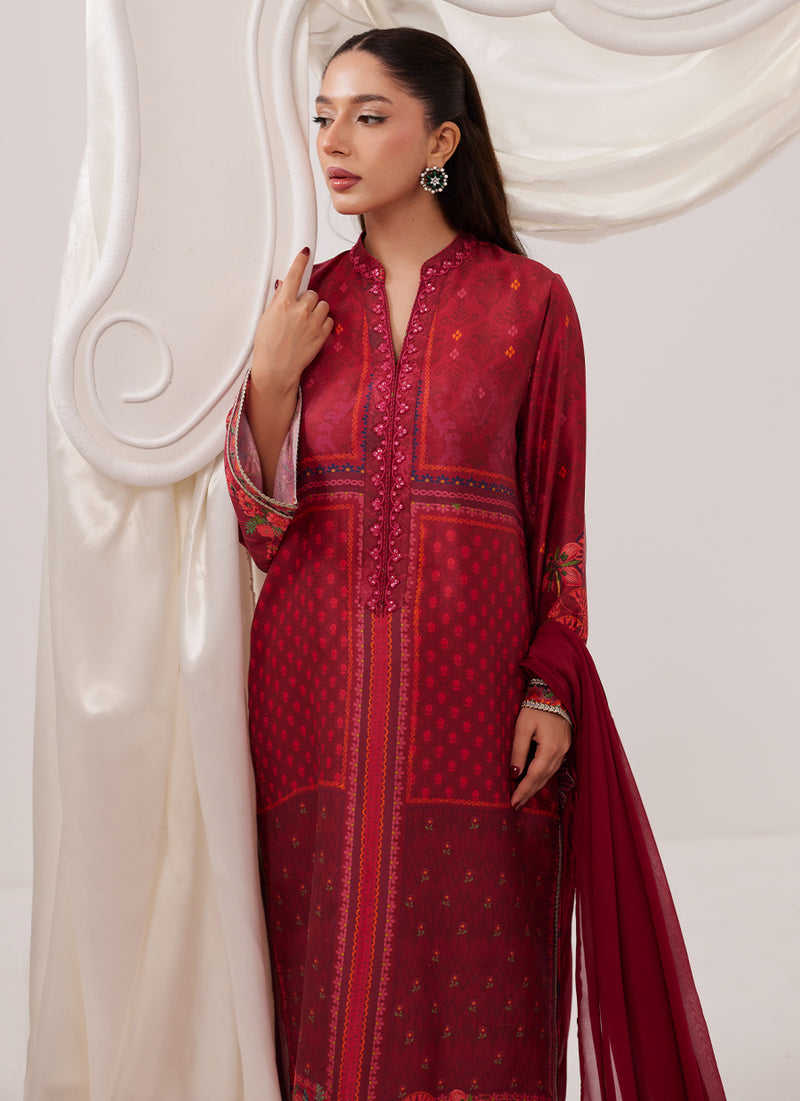 Emberline Shirt And Dupatta