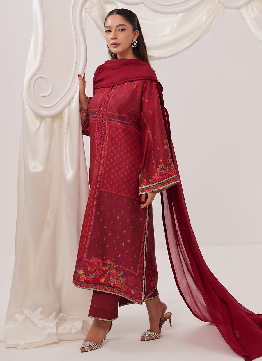 Emberline Shirt And Dupatta
