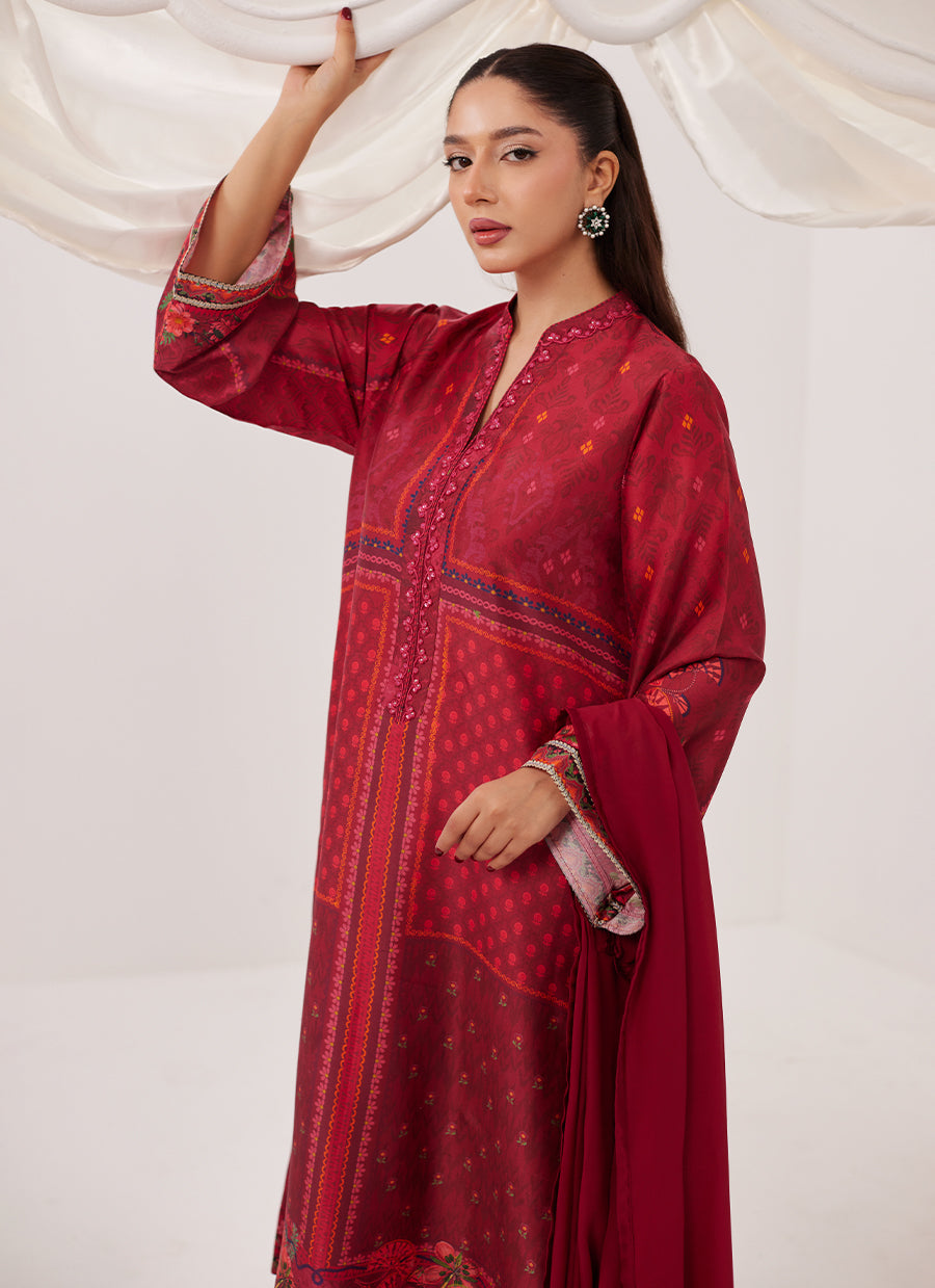 Emberline Shirt And Dupatta