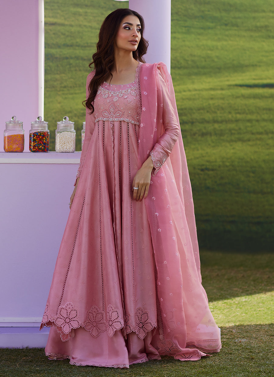 Elara Rose Kalidaar With Dupatta