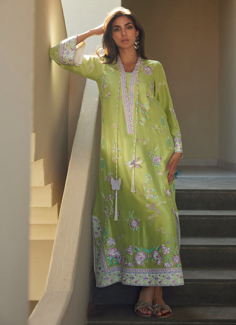 Zinni Silk Kaftan