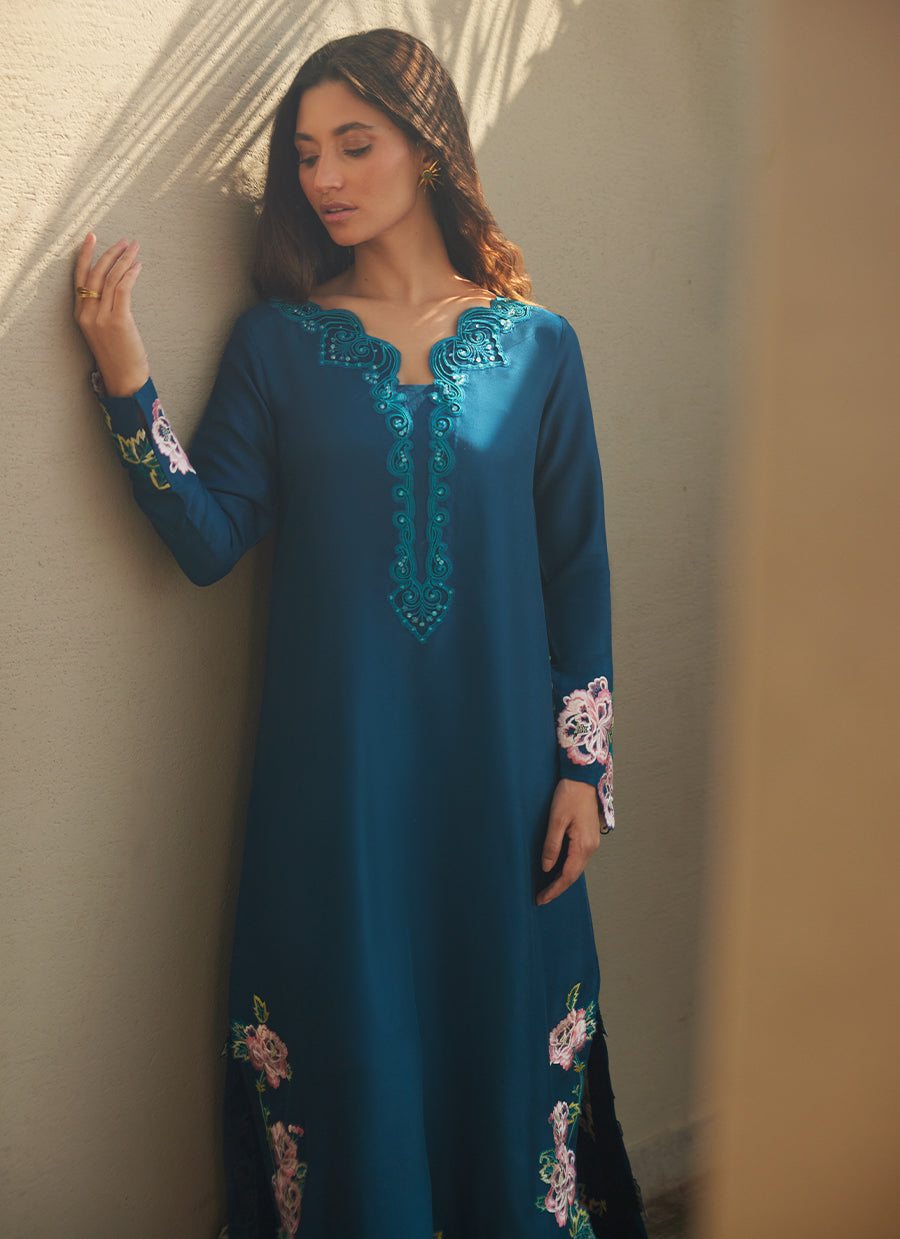 Terra Teal Kaftan