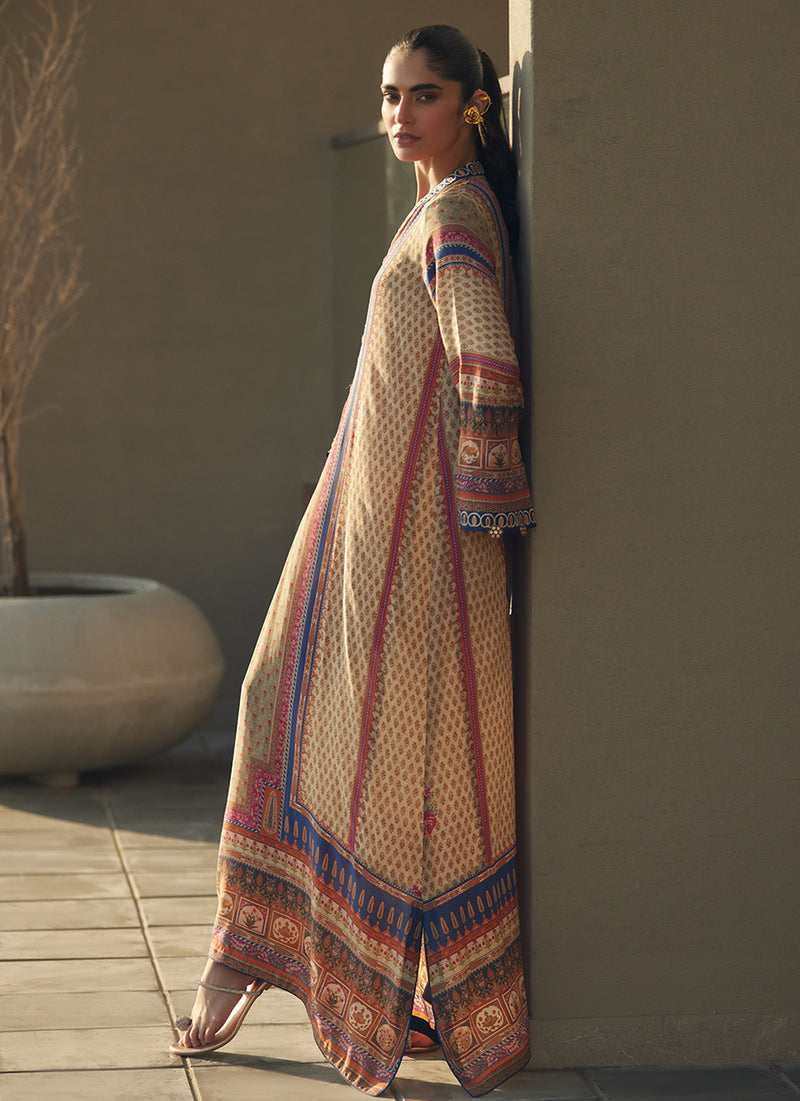 Sora Sand Crepe Kaftan