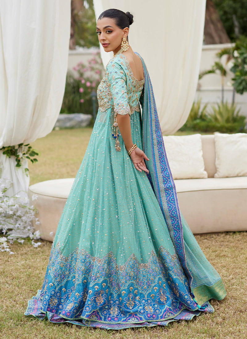 Amani Aqua Ombre Kalidaar