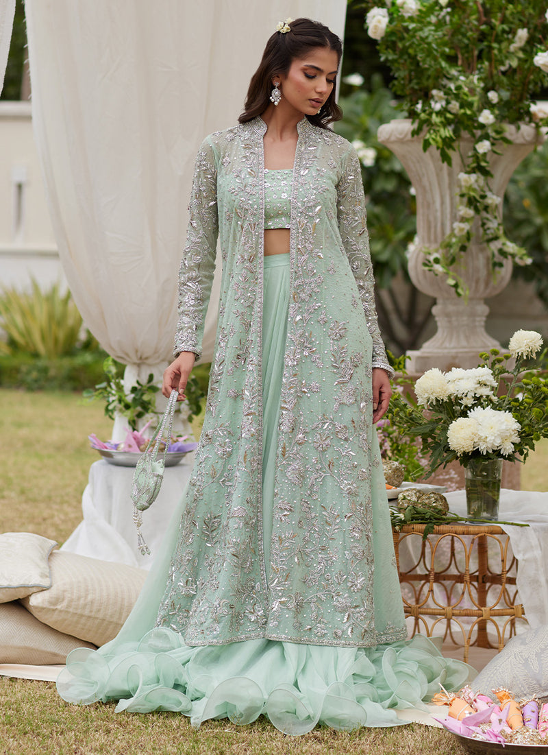 Elva Pale Turquoise Jacket