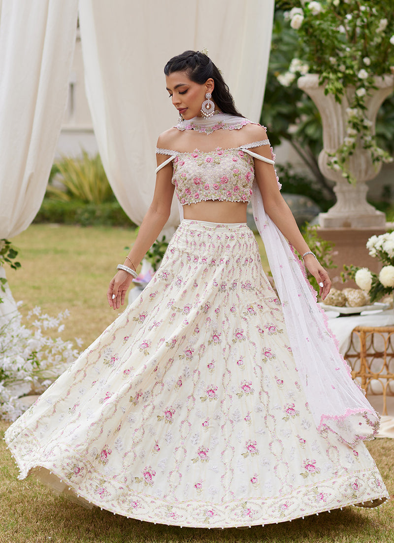 Kaya Ivory Lehnga Choli