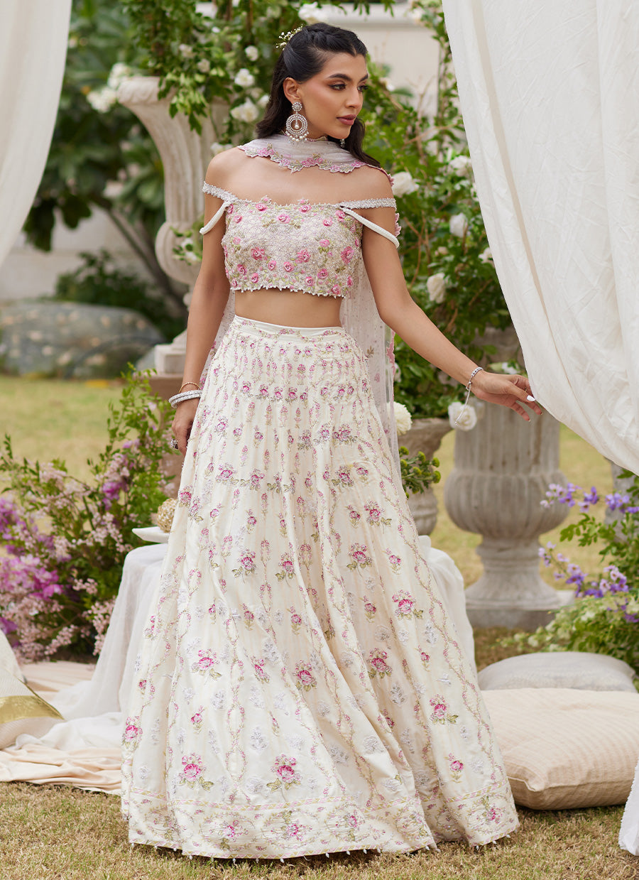 Kaya Ivory Lehnga Choli