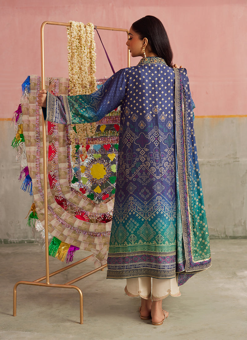 Catalina Ombre Shirt And Dupatta
