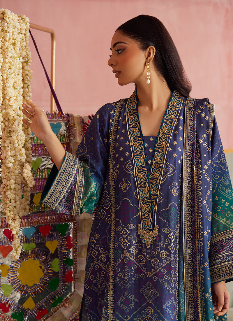Catalina Ombre Shirt And Dupatta
