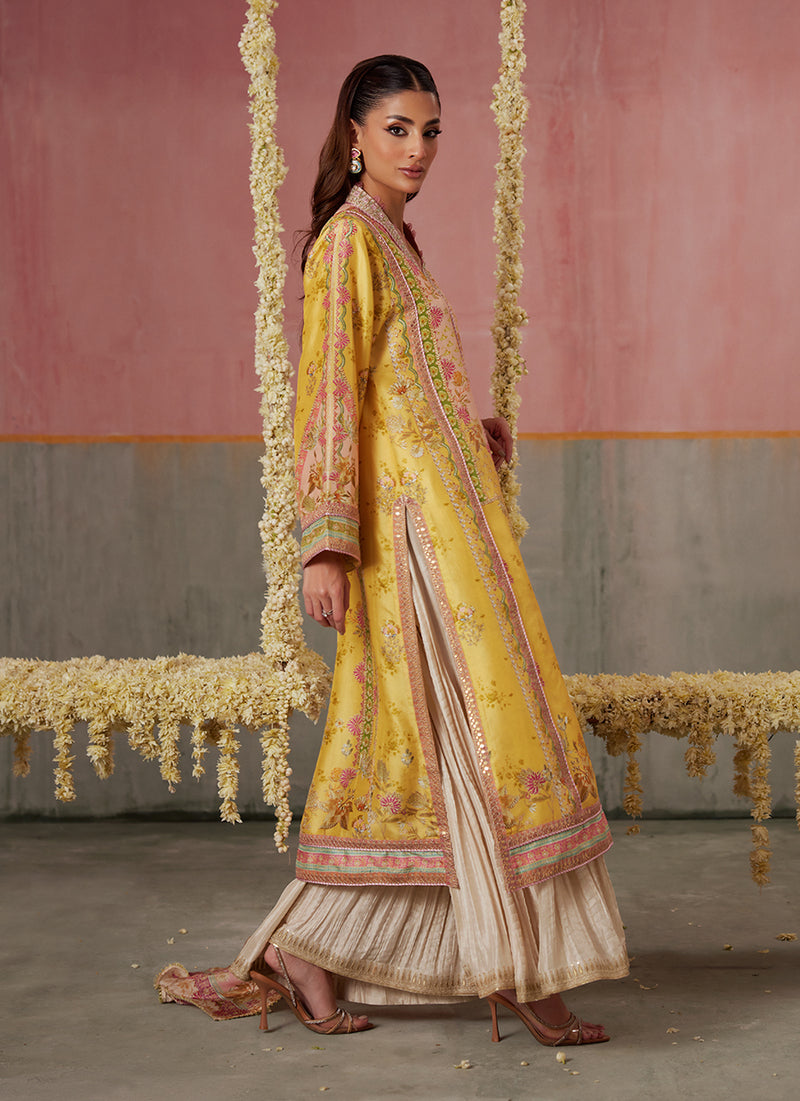 Mogra Buttercup Shirt And Dupatta