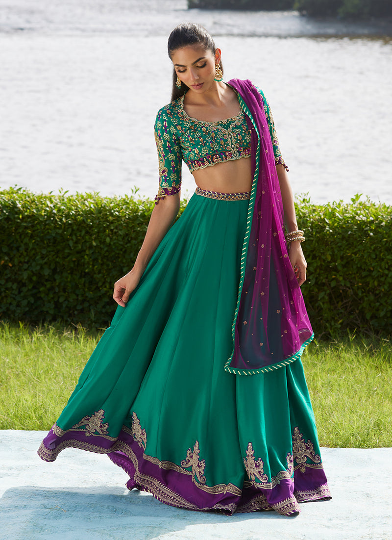 Amaranth Lehnga Choli