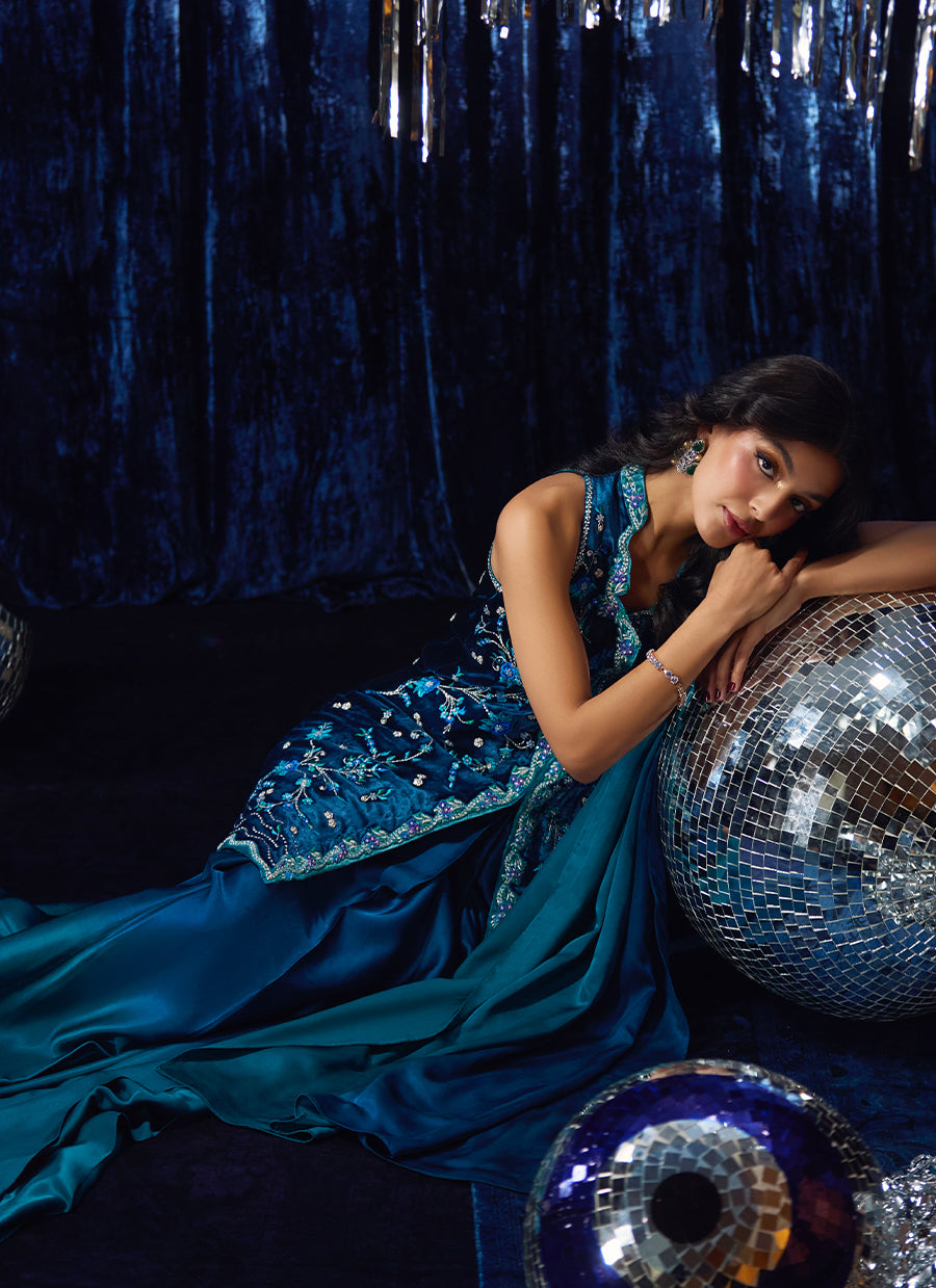 Pri Prussian Blue Saari Jacket