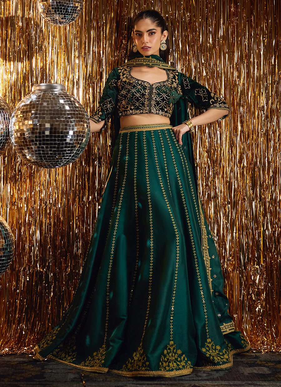 Sera Emerald Lehnga Choli