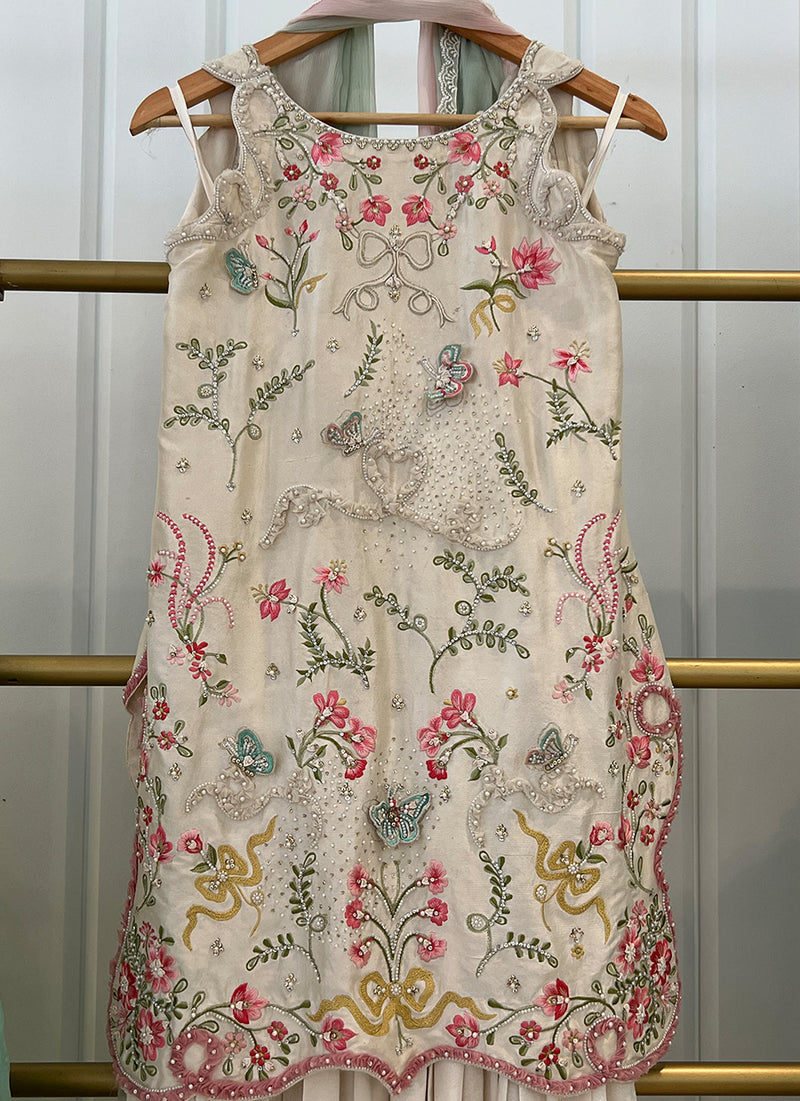 Anouk Ivory Shirt And Dupatta