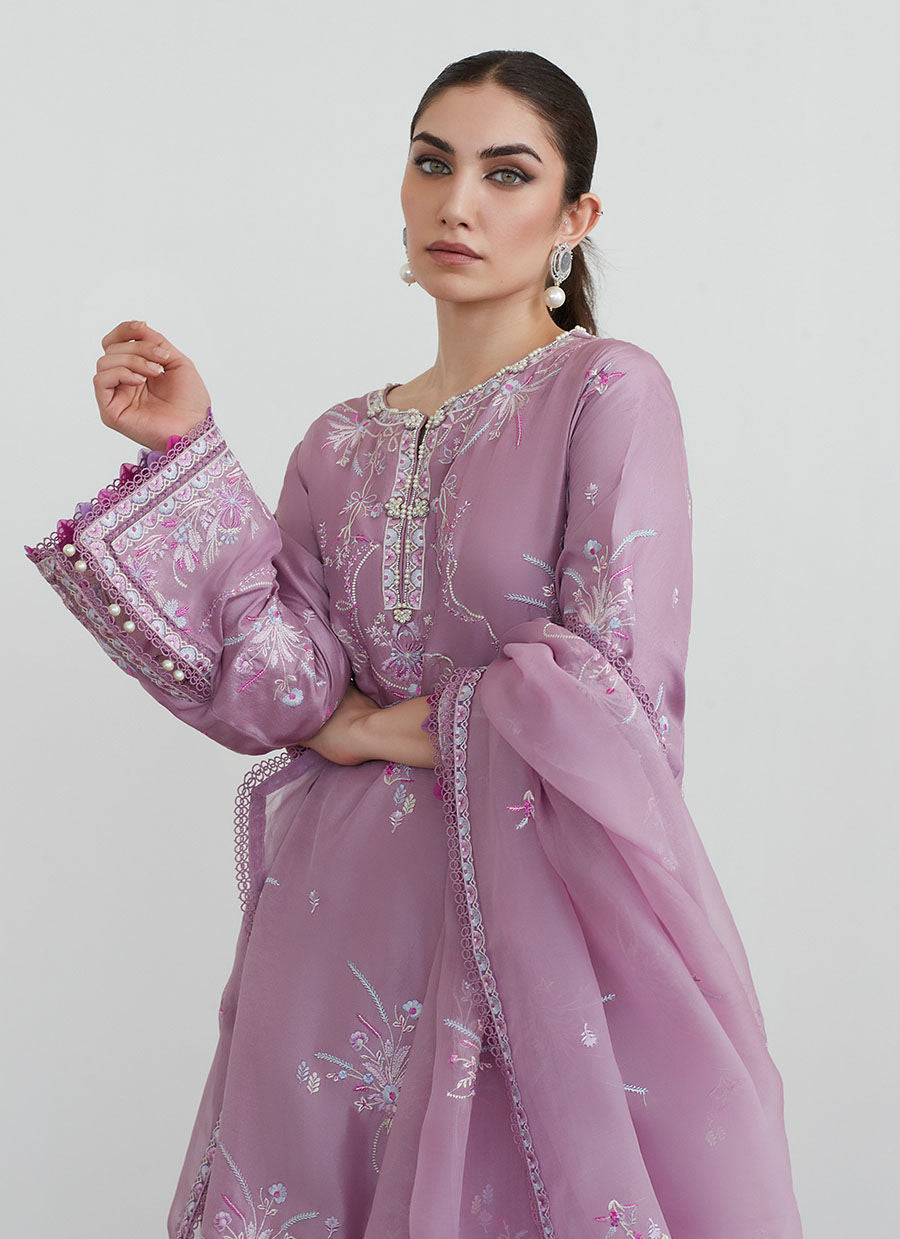 Mona Mauve Shirt And Dupatta