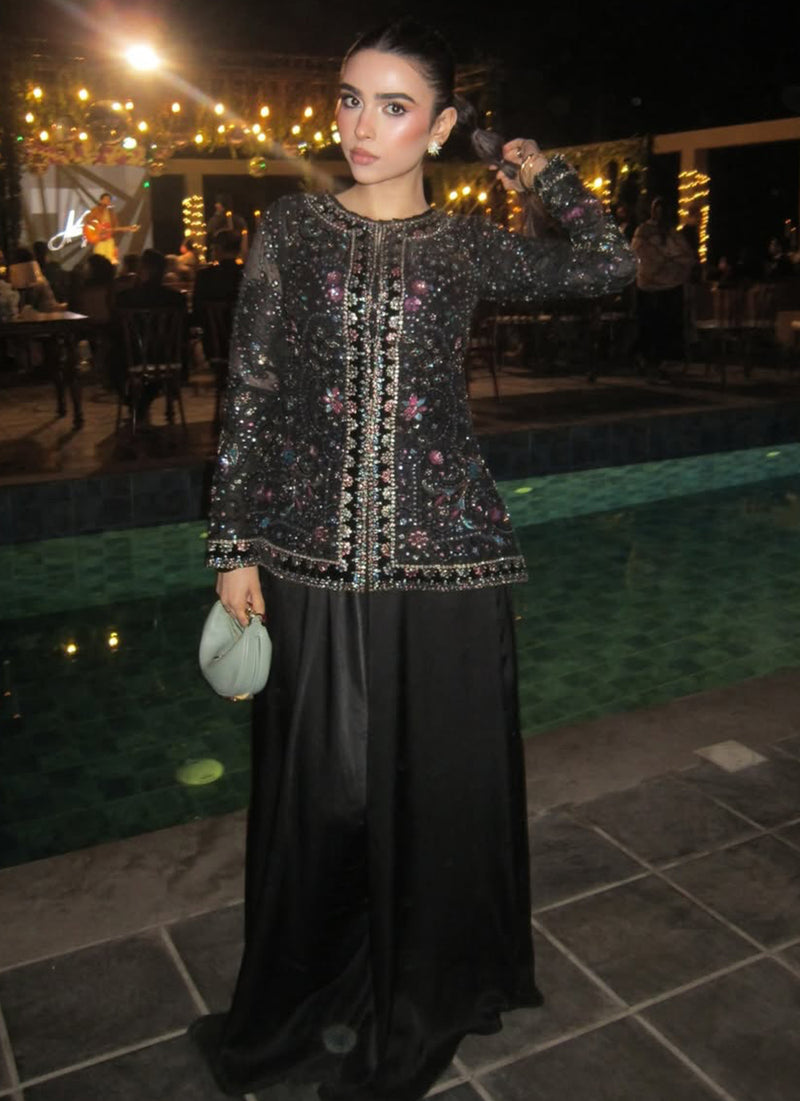 @themonochromesisters in ourLumi Organza Jacket