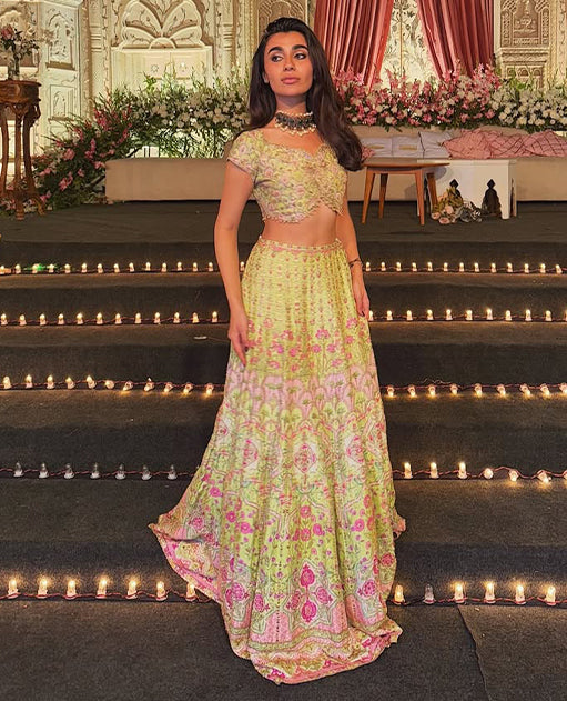 Sona Rafique in Azella printed Lehenga Choli