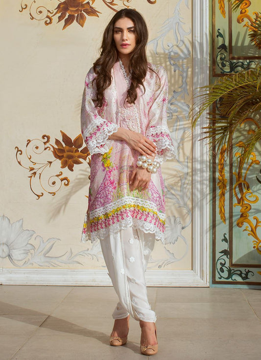 Pure crepe silk shalwar