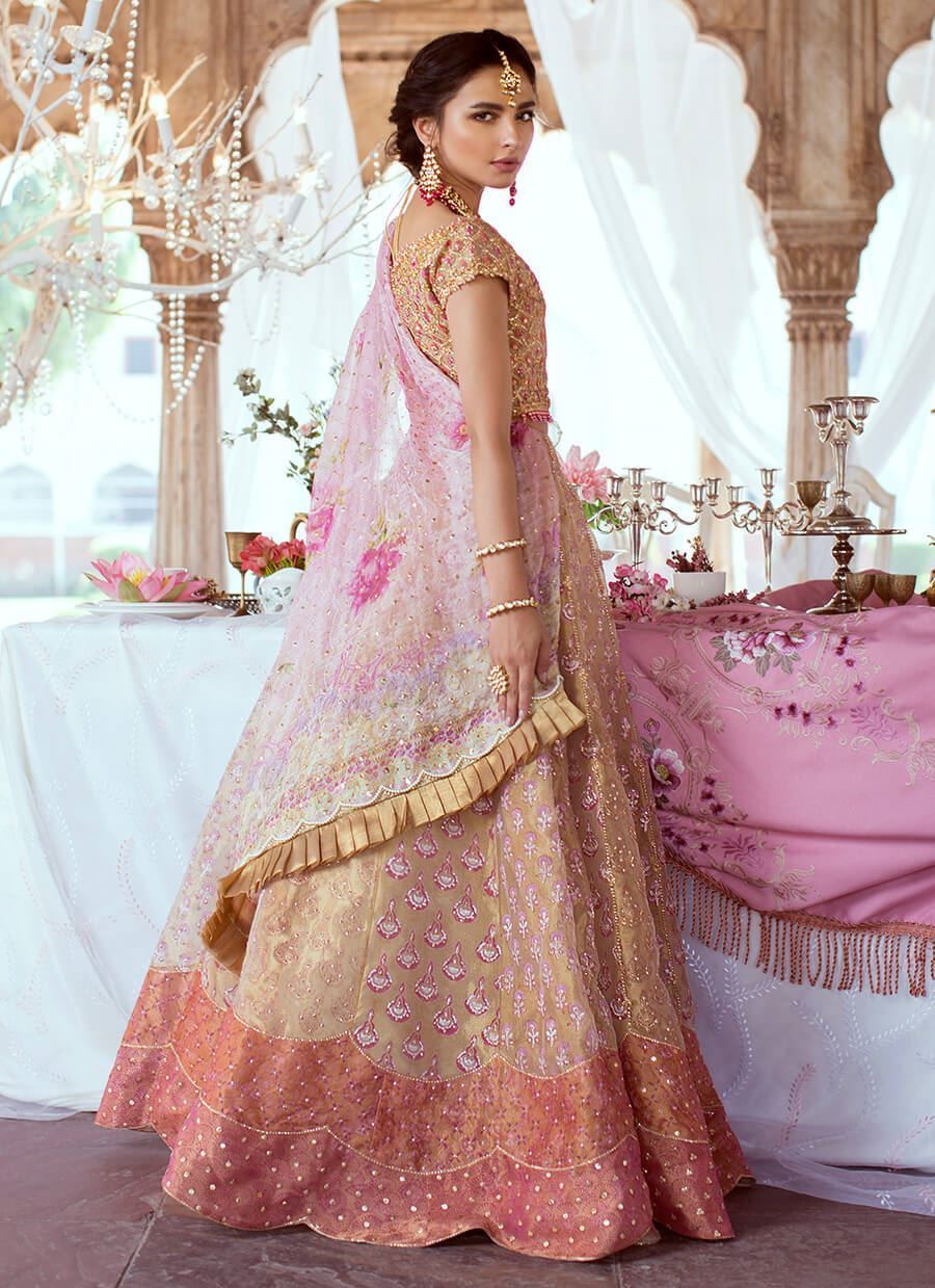 Rose Gold Lehnga Choli