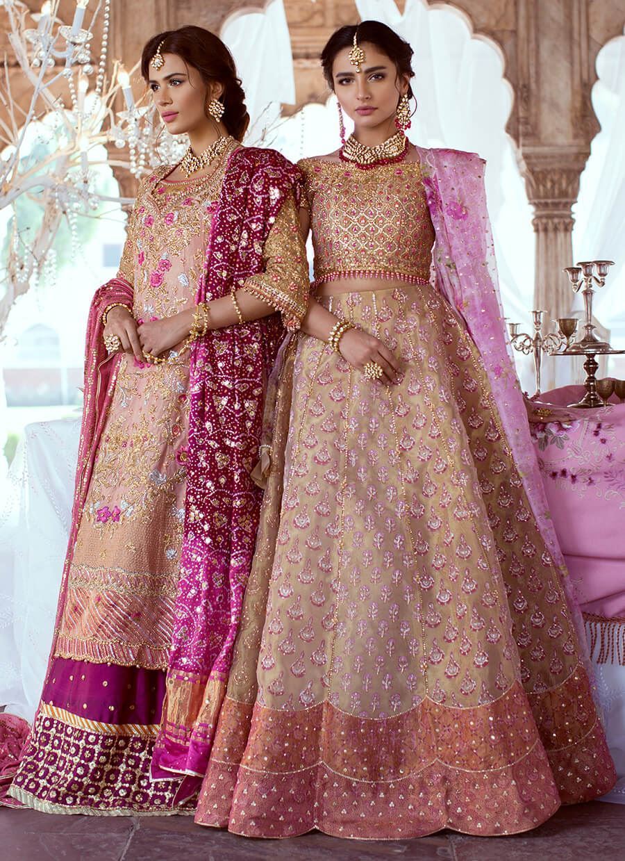 Rose Gold Lehnga Choli