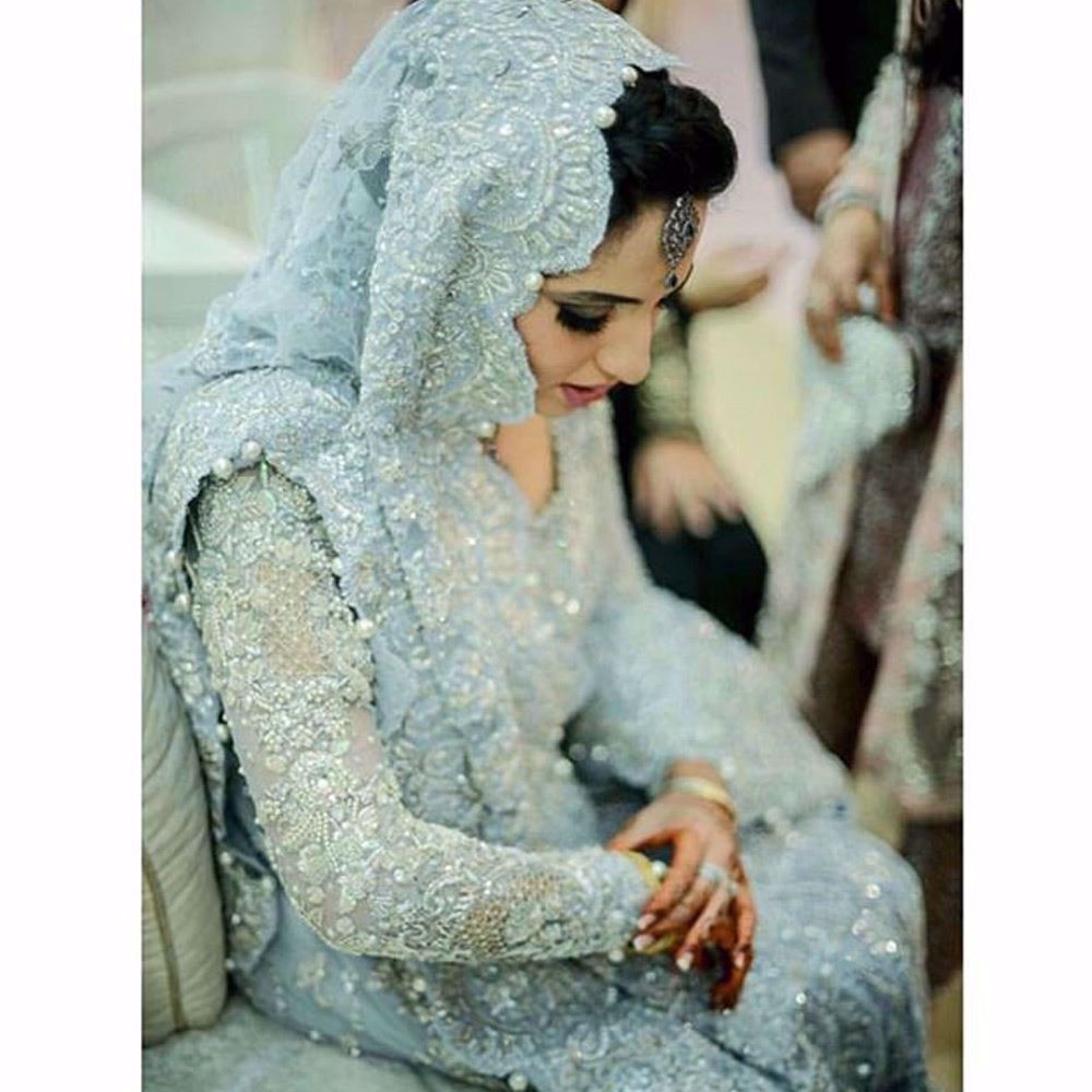 Mid week blues with shimmering Farah Talib Aziz Brides