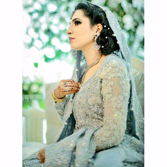 Mid week blues with shimmering Farah Talib Aziz Brides