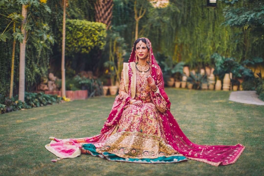 Marium Tariq, bewitchingly beautiful at her wedding in a signature #Farah Talib Aziz