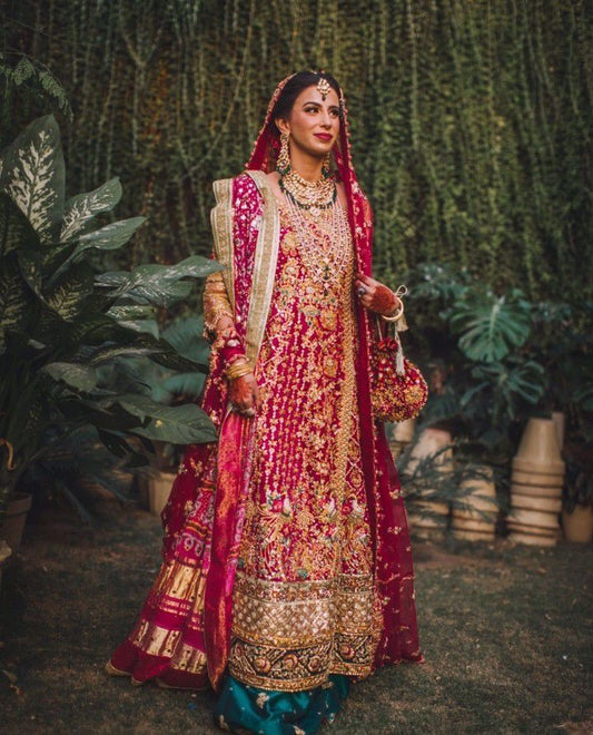 Marium Tariq, bewitchingly beautiful at her wedding in a signature Farah Talib Aziz