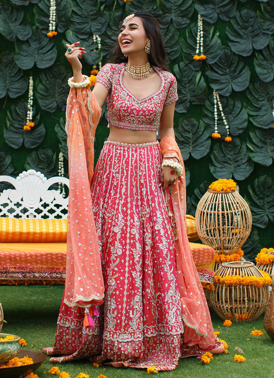 Yara two-tone lehenga choli