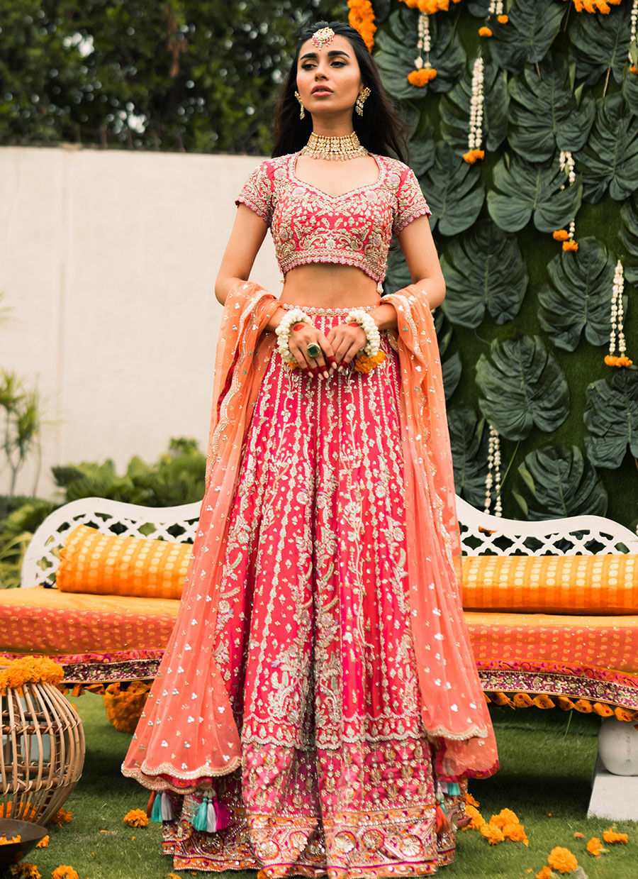 Yara two-tone lehenga choli