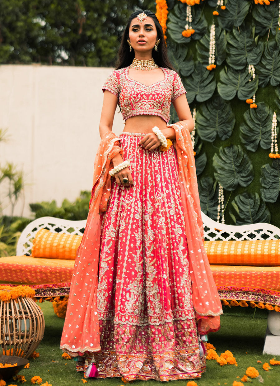 Yara two-tone lehenga choli