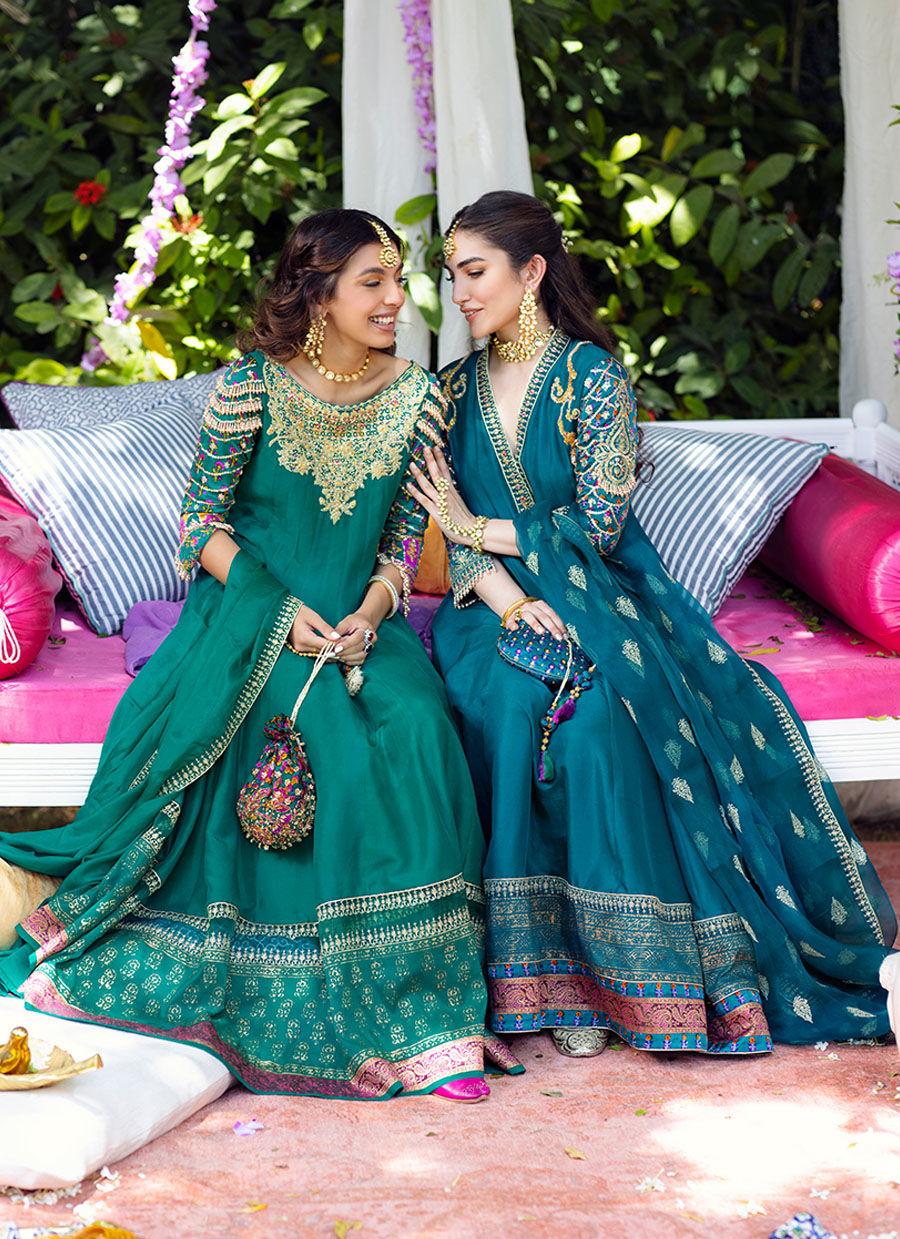 Eira Emerald Kalidaar and dupatta