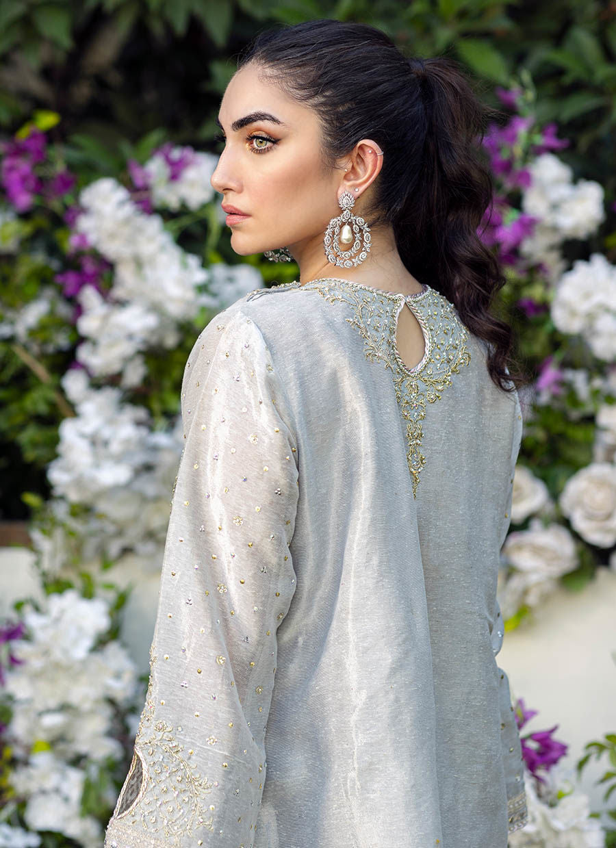 Nova Silver Shirt and Dupatta