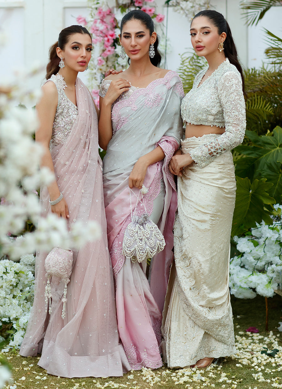 Seraphine Ivory Saree