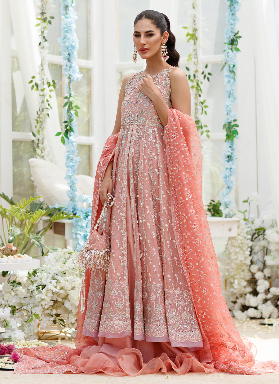 Chloe Coral Cutwork kalidaar