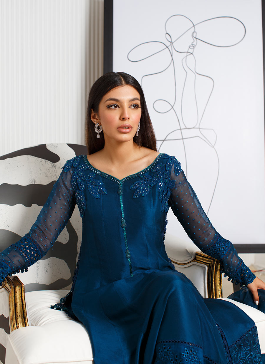 Sapphire Cutwork Shirt and Dupatta