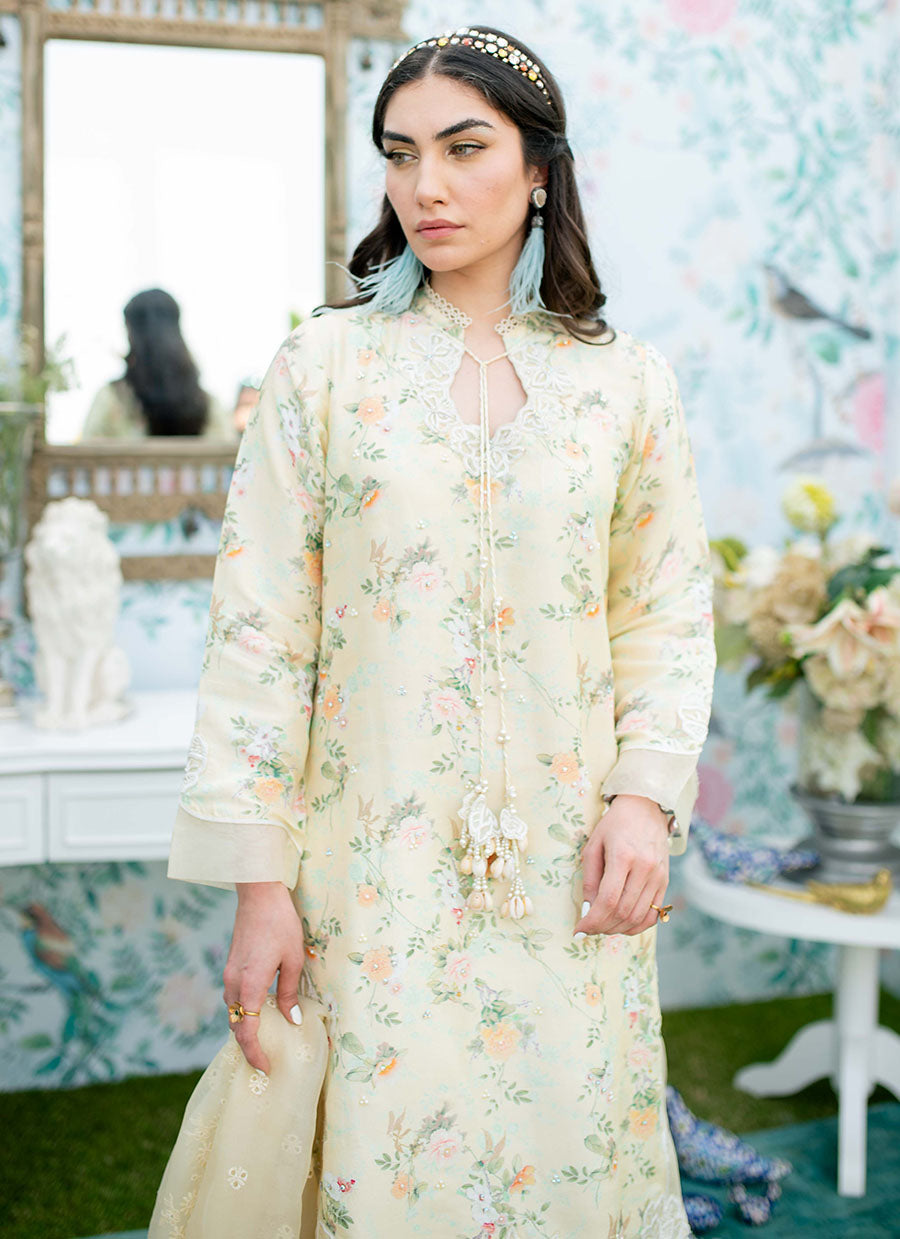 Marigold Shirt and Dupatta