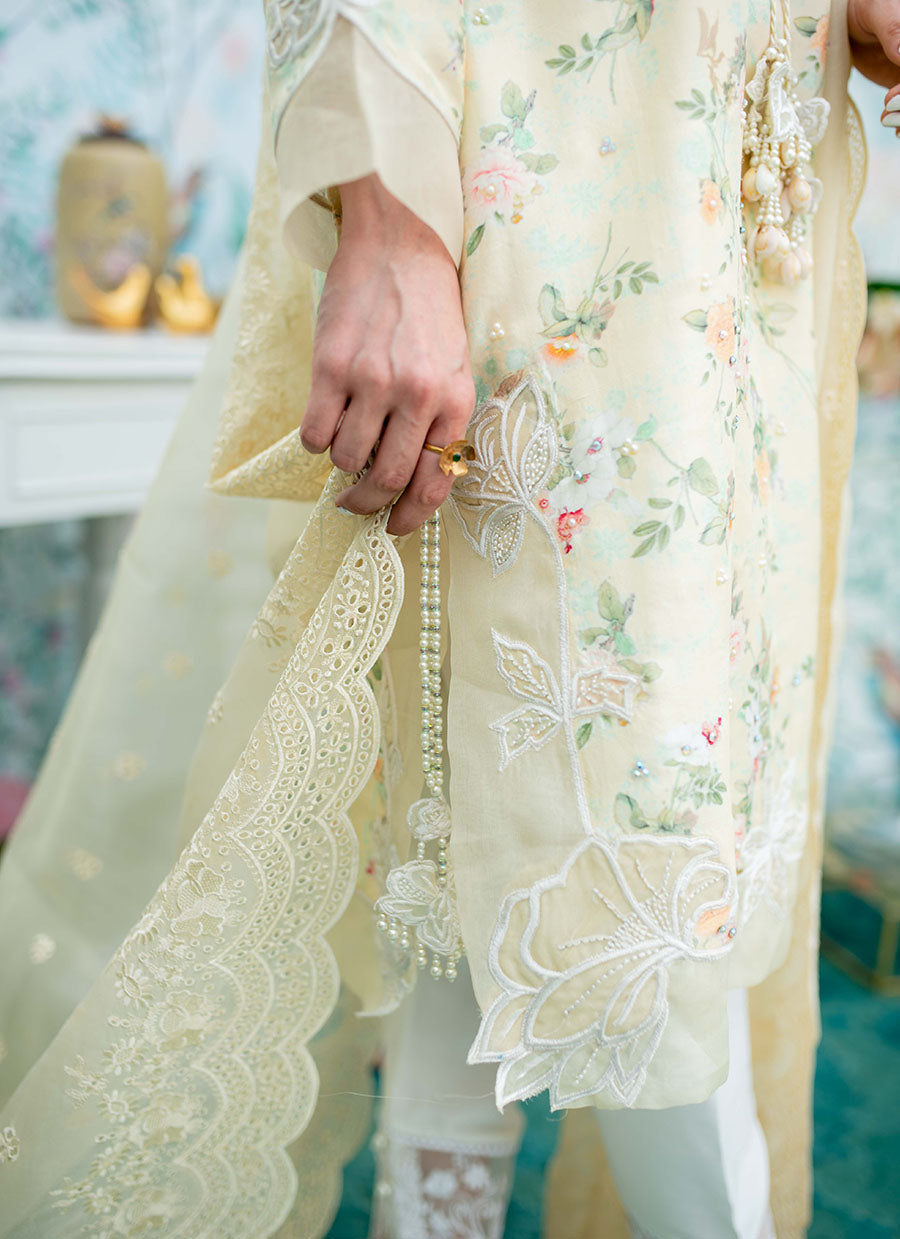 Marigold Shirt and Dupatta