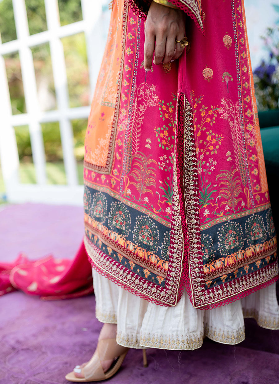 Blazer Shirt and Dupatta