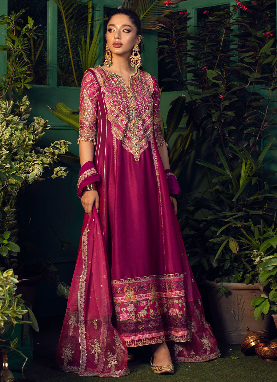 Marjaan Purple Kalidaar With Slits