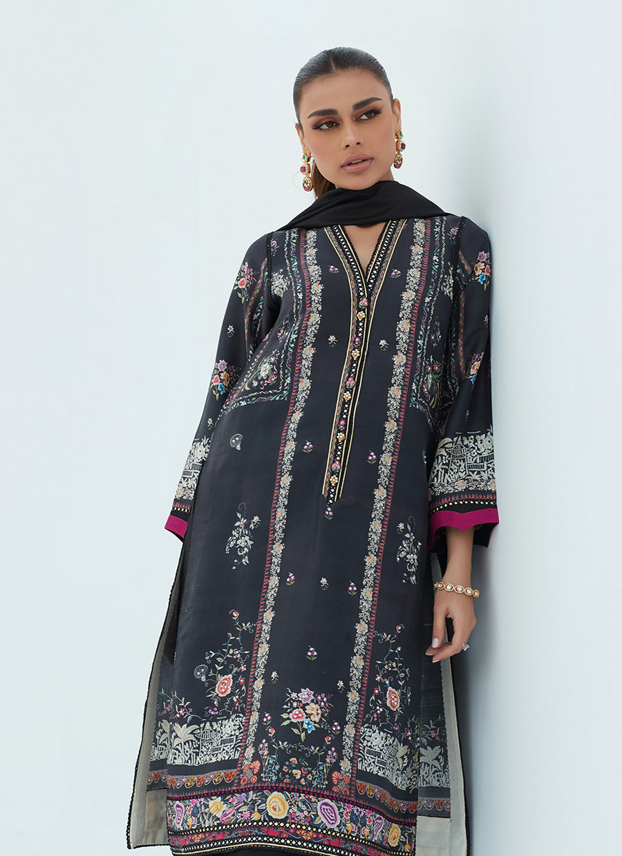 Leo Sable Shirt And Dupatta