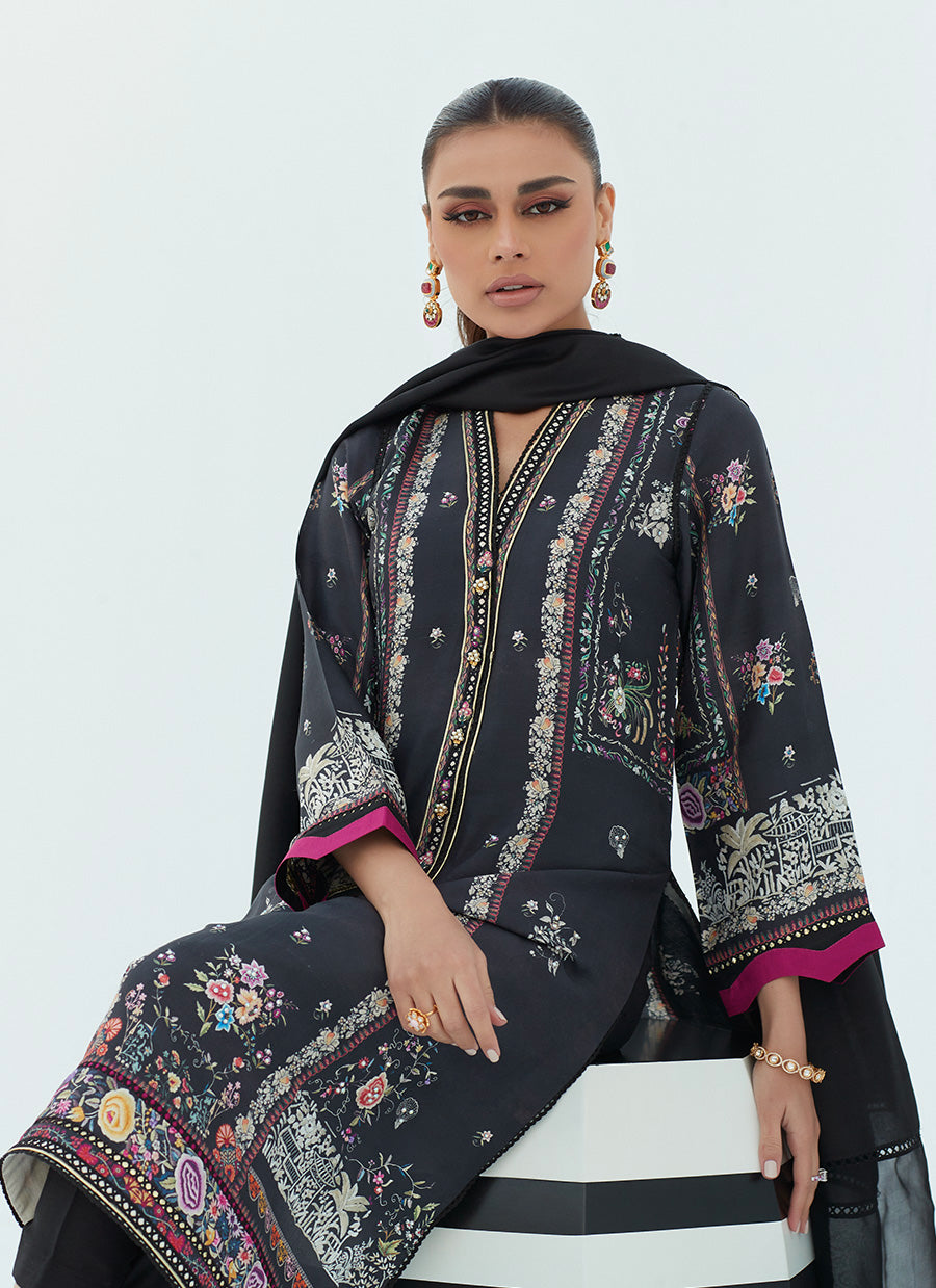 Leo Sable Shirt And Dupatta