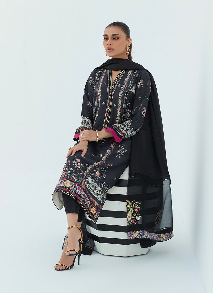 Leo Sable Shirt And Dupatta